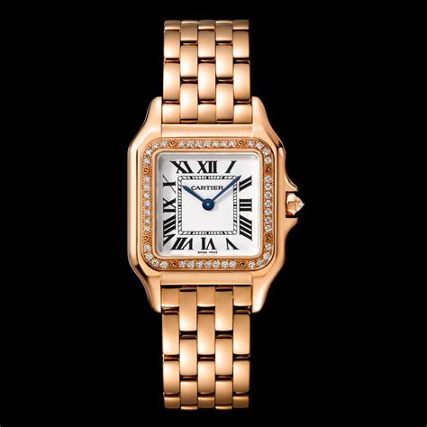 cartier rose gold watch